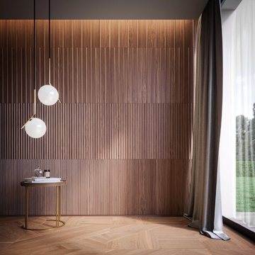 CODE 3D - Wooden boiserie / 3D Wall Cladding by FOGLIE D'ORO - view 3